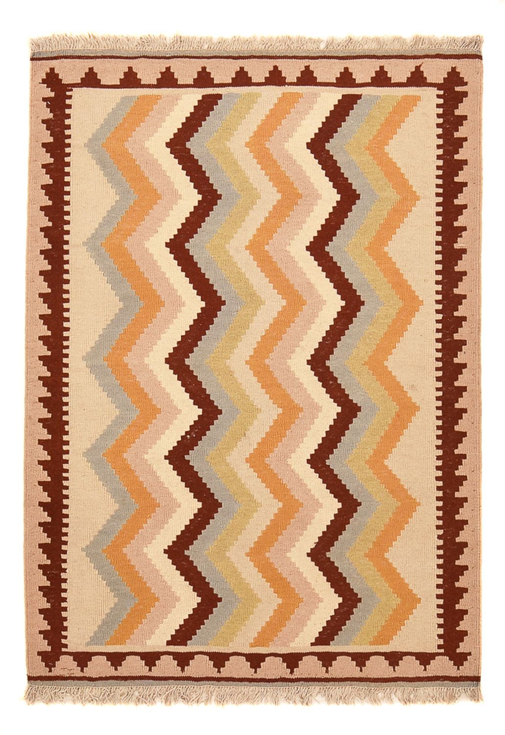 Kelim Carpet - orientalisk matta - 150 x 110 cm - flerfärgad