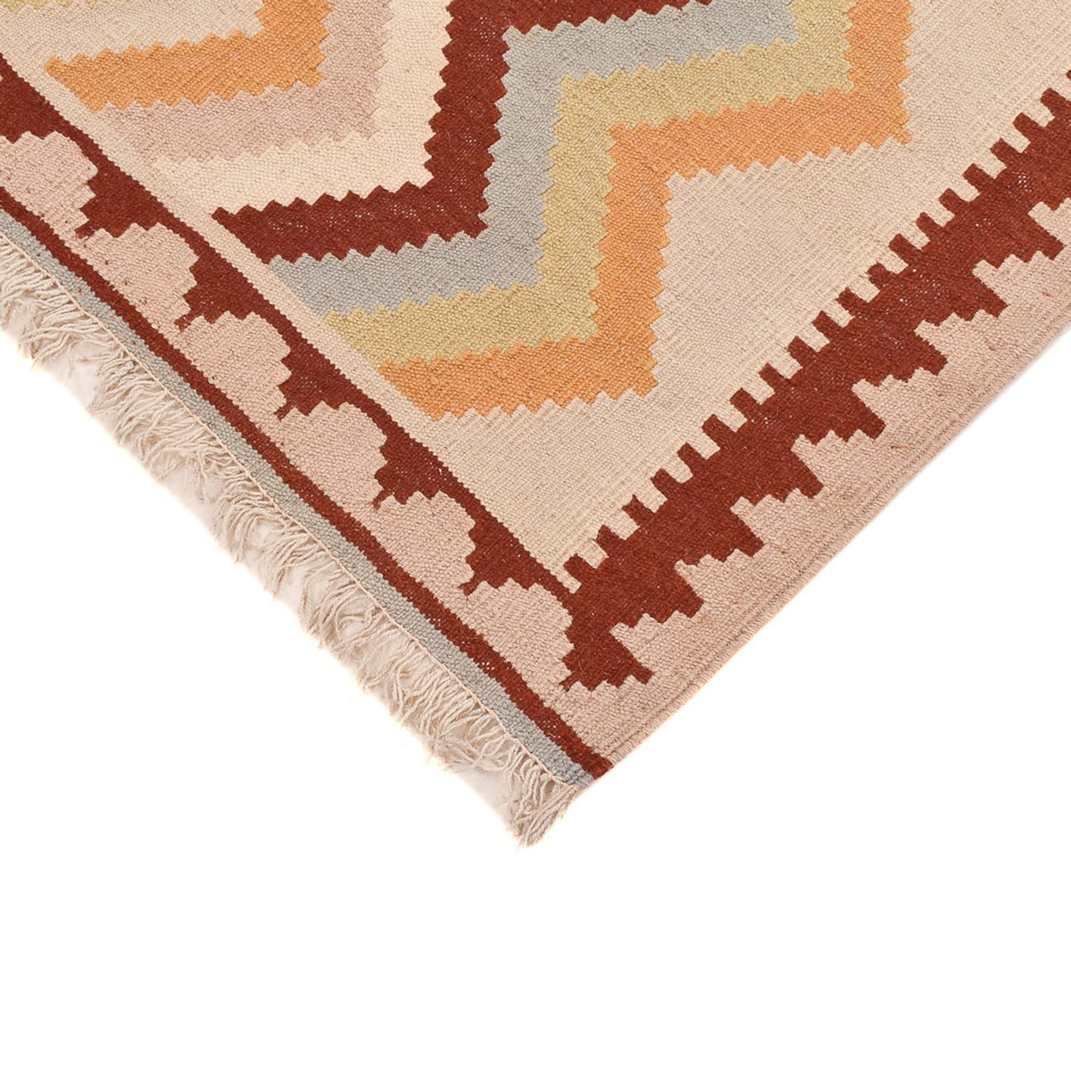 Kelim Carpet - orientalisk matta - 150 x 110 cm - flerfärgad