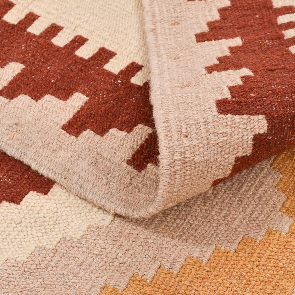 Kelim Carpet - orientalisk matta - 150 x 110 cm - flerfärgad