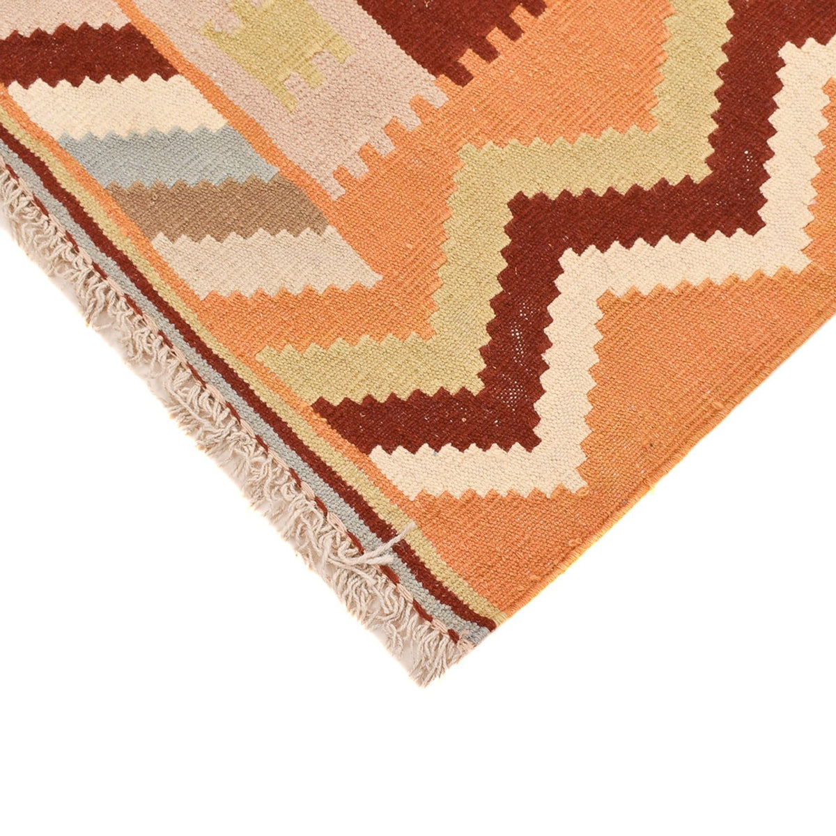 Kelim Carpet - orientalisk matta - 147 x 106 cm - flerfärgad