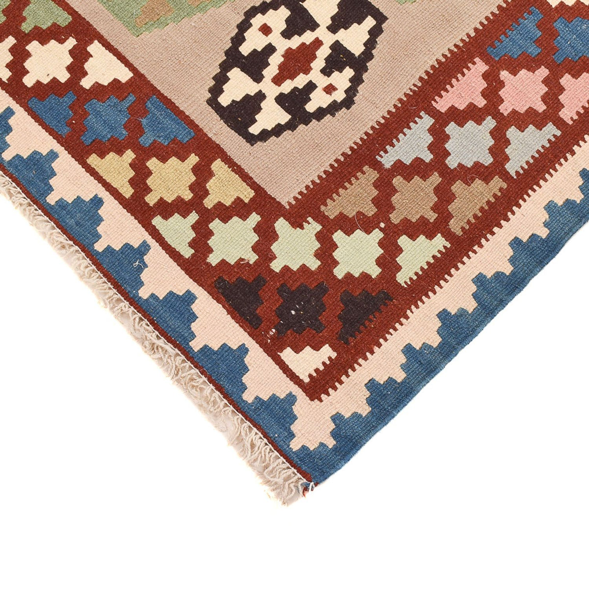 Kelim Carpet - orientalisk matta - 146 x 103 cm - flerfärgad