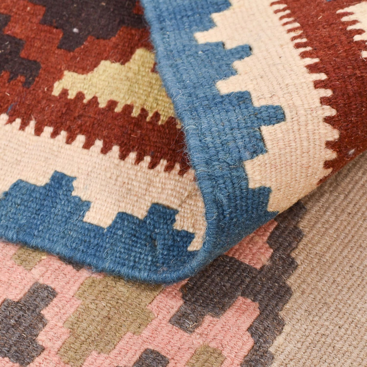 Kelim Carpet - orientalisk matta - 146 x 103 cm - flerfärgad