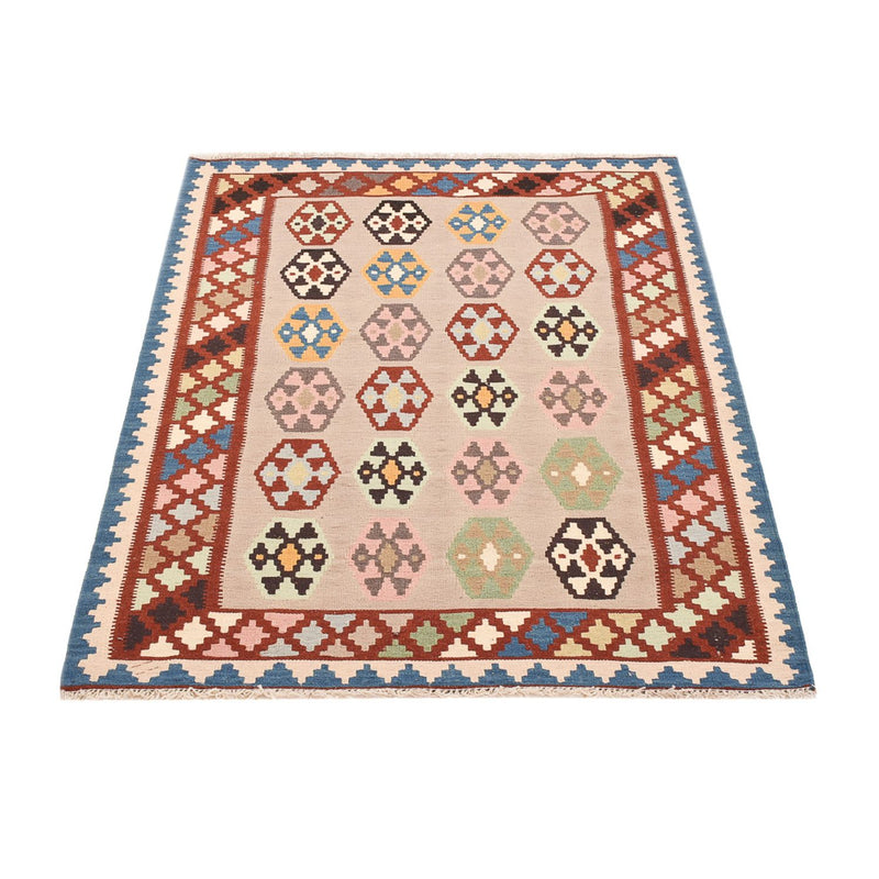 Kelim Carpet - orientalisk matta - 146 x 103 cm - flerfärgad