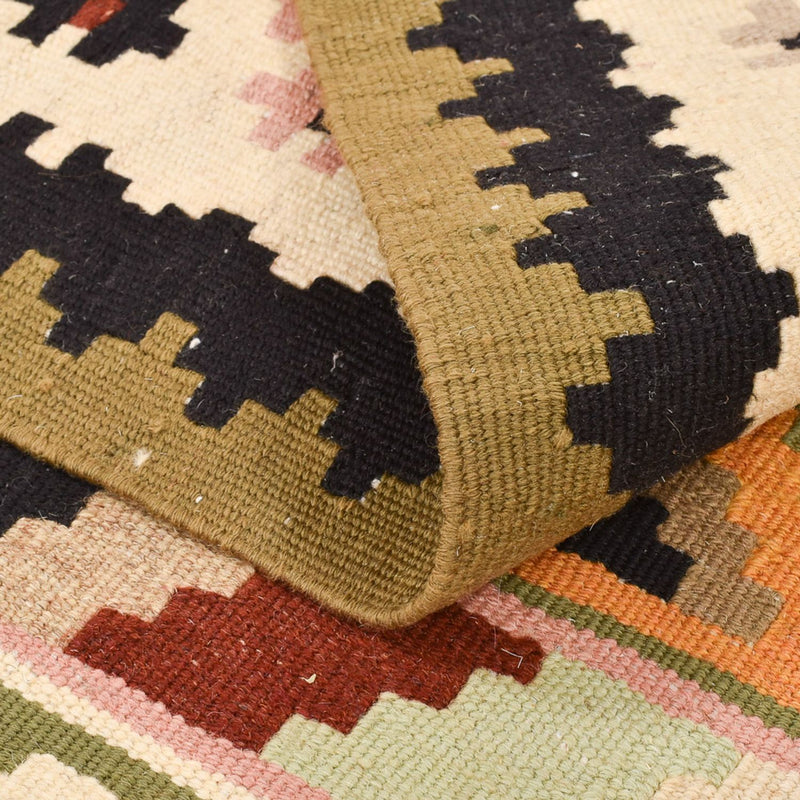 Kelim Carpet - orientalisk matta - 147 x 102 cm - flerfärgad