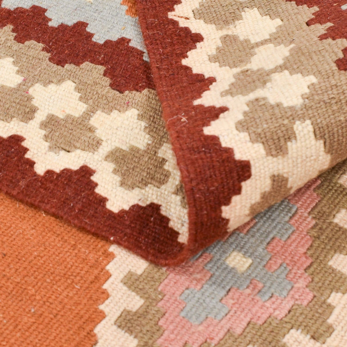 Kelim Carpet - orientalisk matta - 146 x 106 cm - flerfärgad