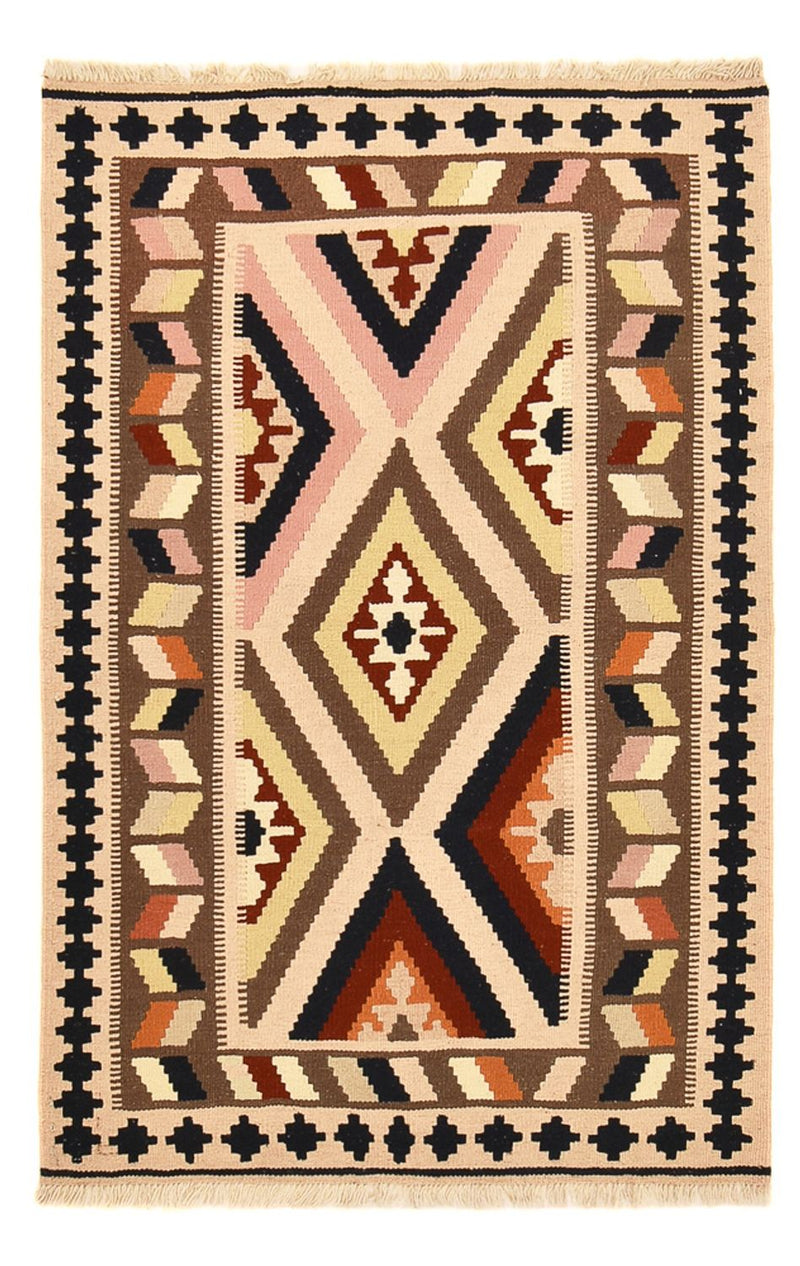 Kelim Carpet - orientalisk matta - 152 x 100 cm - flerfärgad