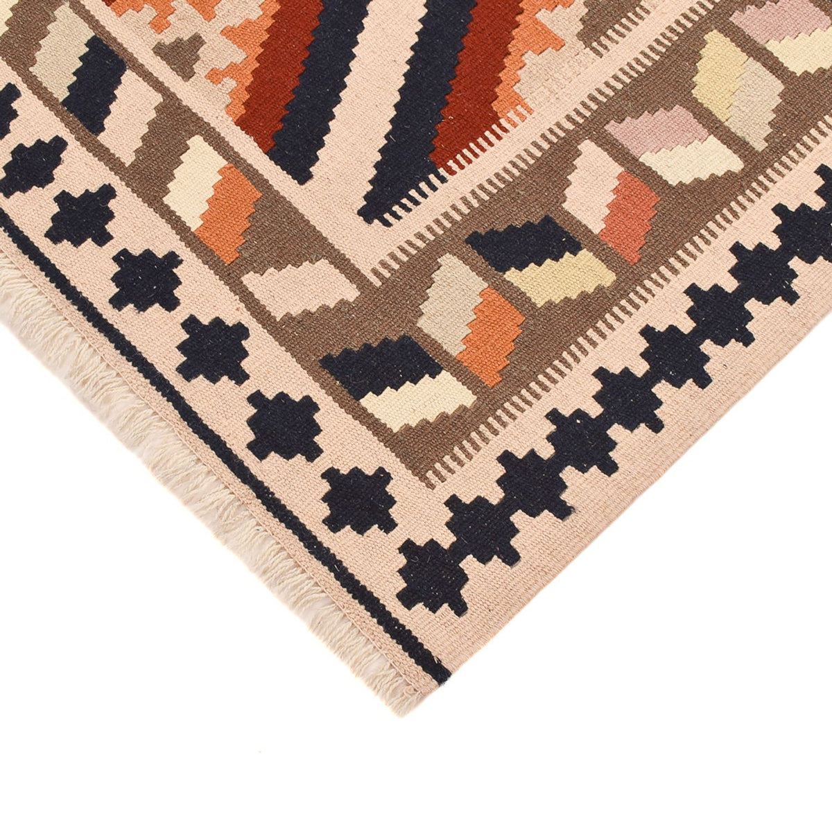 Kelim Carpet - orientalisk matta - 152 x 100 cm - flerfärgad