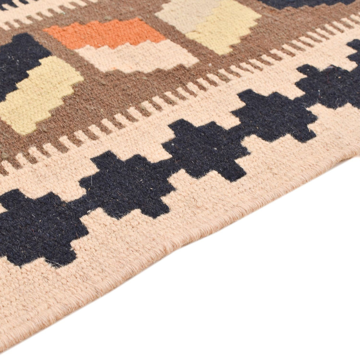 Kelim Carpet - orientalisk matta - 152 x 100 cm - flerfärgad