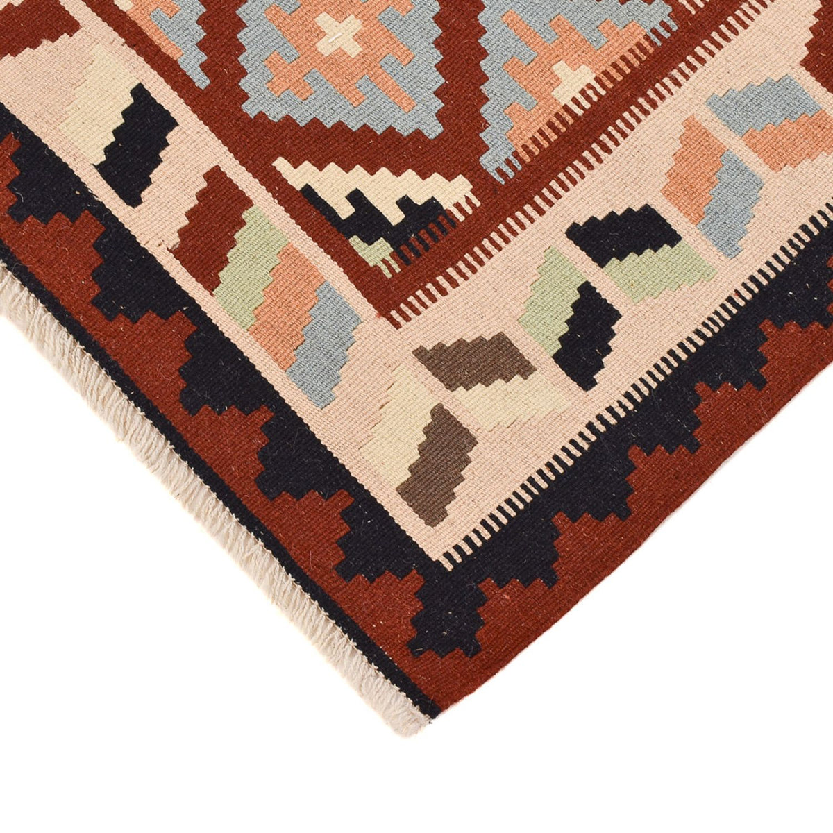 Kelim Carpet - orientalisk matta - 150 x 104 cm - flerfärgad