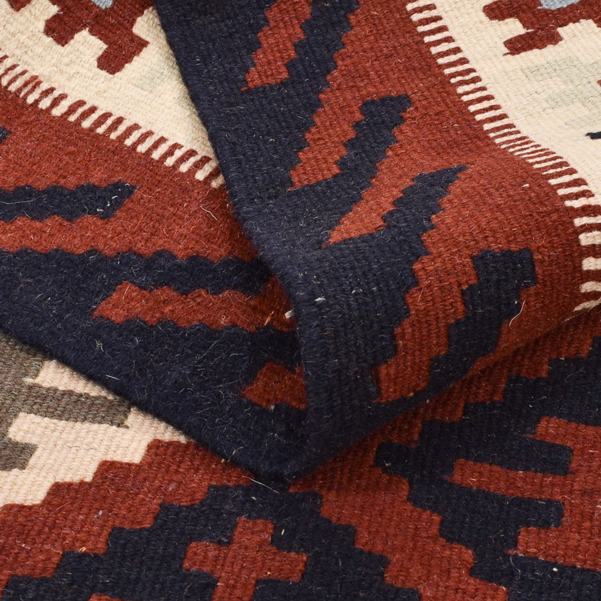 Kelim Carpet - orientalisk matta - 146 x 102 cm - flerfärgad