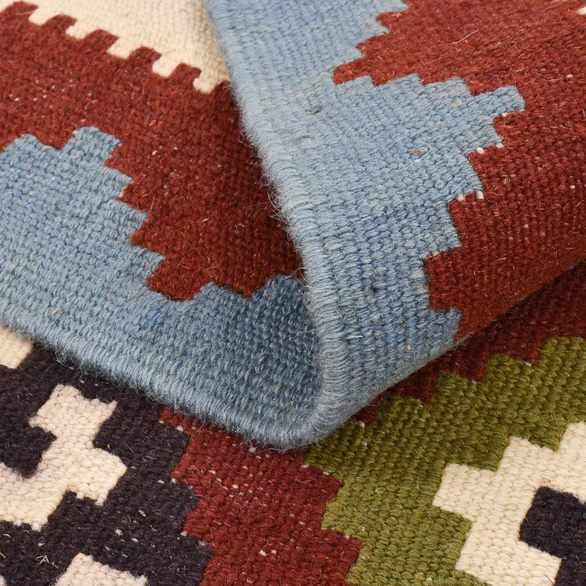 Kelim Carpet - orientalisk matta - 147 x 104 cm - flerfärgad