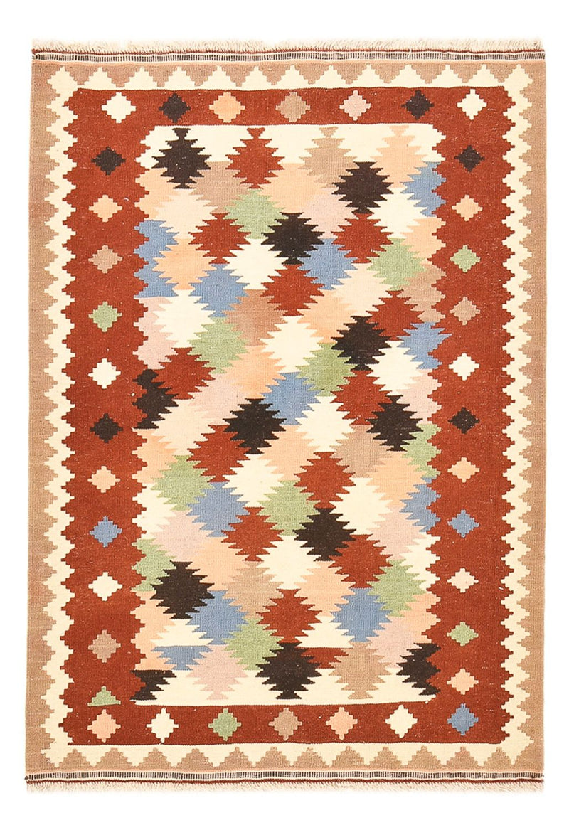Kelim Carpet - orientalisk matta - 150 x 105 cm - flerfärgad