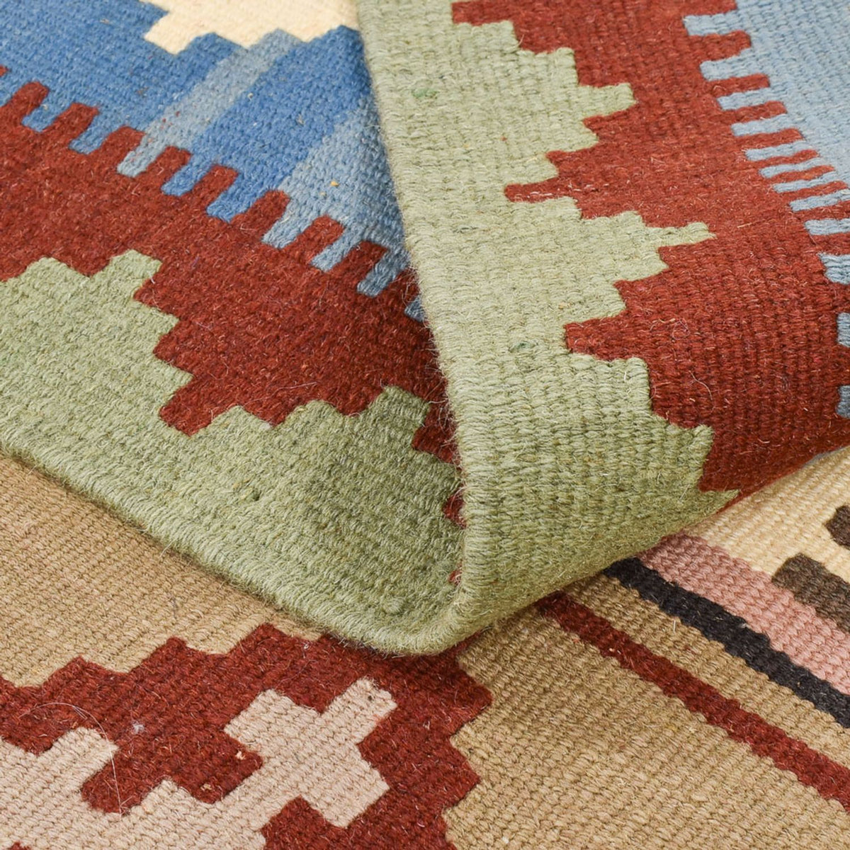 Kelim Carpet - orientalisk matta - 144 x 102 cm - flerfärgad