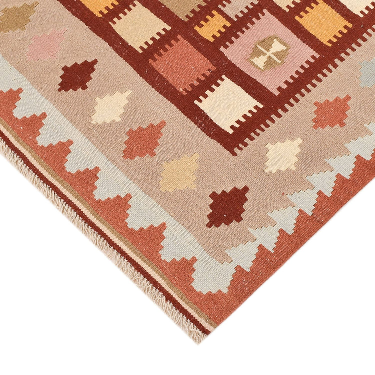 Kelim Carpet - orientalisk matta - 147 x 103 cm - flerfärgad