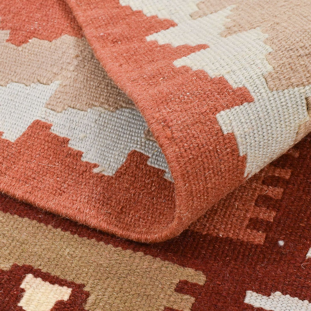 Kelim Carpet - orientalisk matta - 147 x 103 cm - flerfärgad