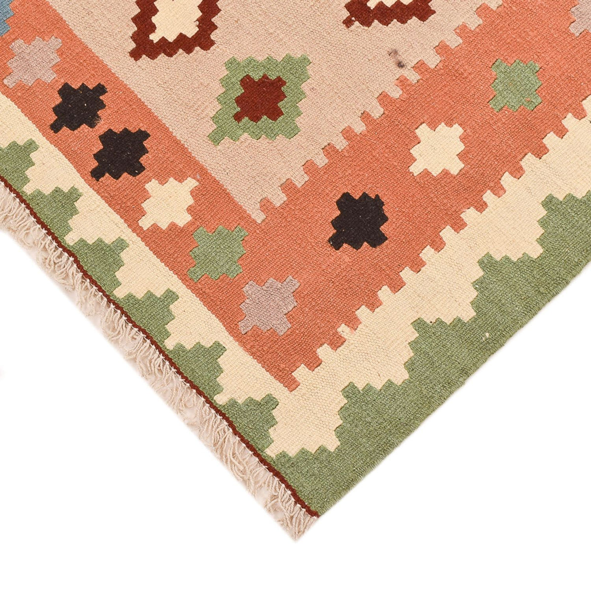 Kelim Carpet - orientalisk matta - 150 x 102 cm - flerfärgad
