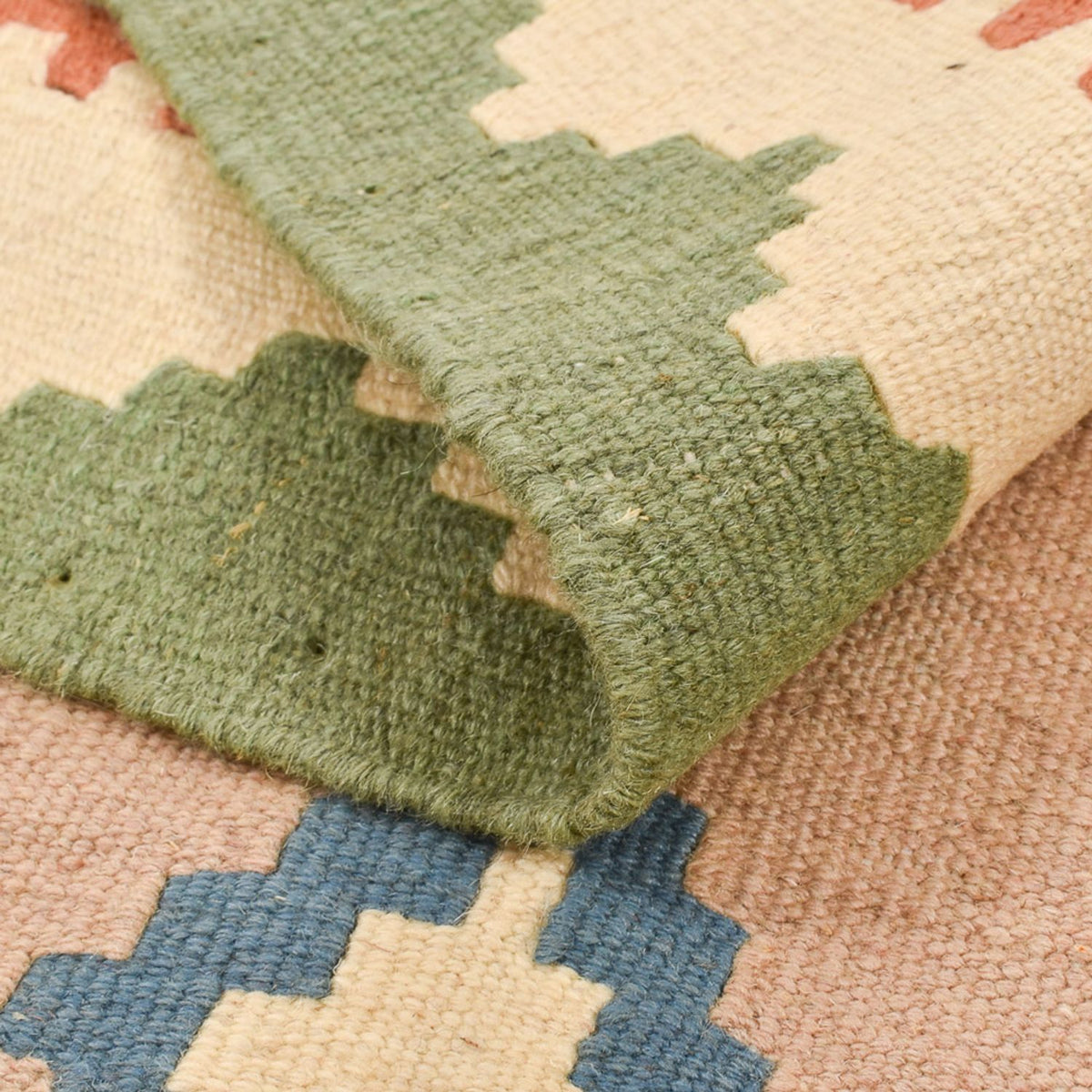 Kelim Carpet - orientalisk matta - 150 x 102 cm - flerfärgad