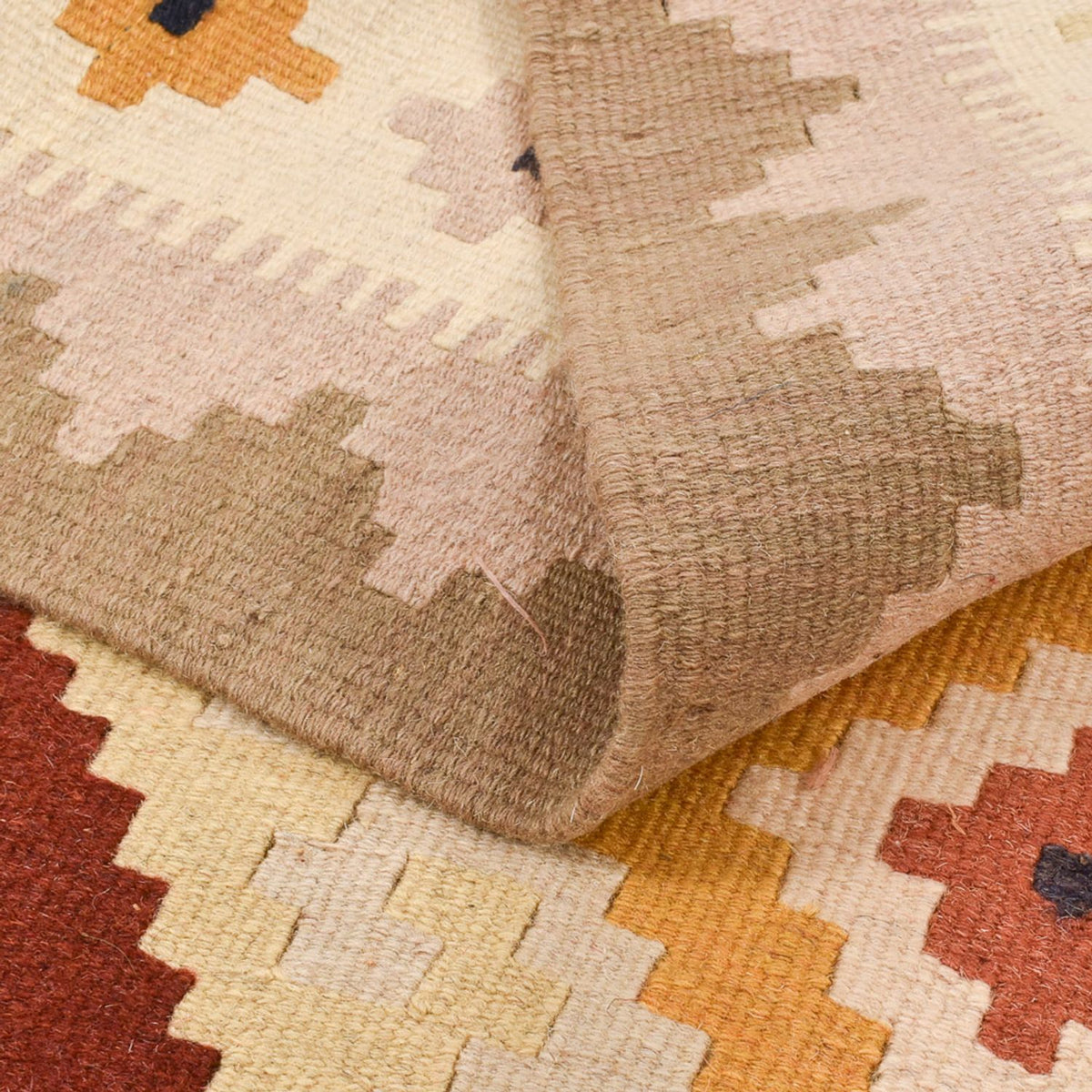 Kelim Carpet - orientalisk matta - 150 x 103 cm - flerfärgad