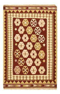 Kelim Carpet - orientalisk matta - 155 x 100 cm - flerfärgad