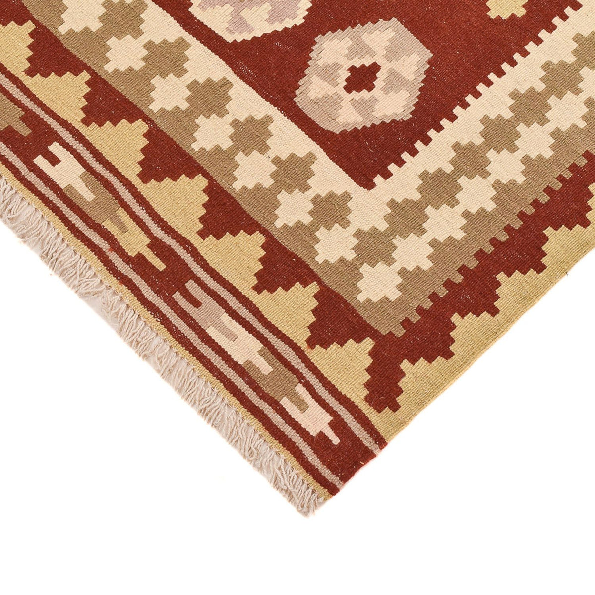 Kelim Carpet - orientalisk matta - 155 x 100 cm - flerfärgad