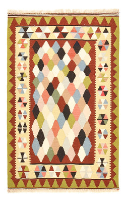 Kelim Carpet - orientalisk matta - 157 x 98 cm - flerfärgad