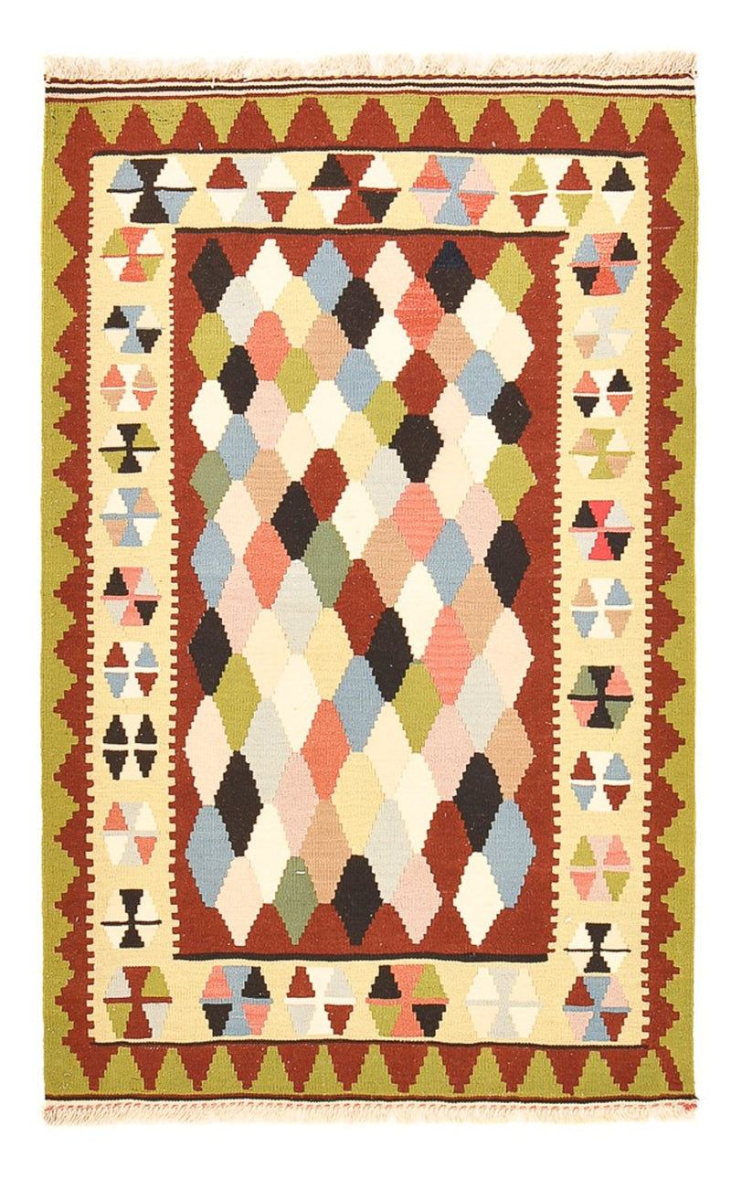 Kelim Carpet - orientalisk matta - 157 x 98 cm - flerfärgad