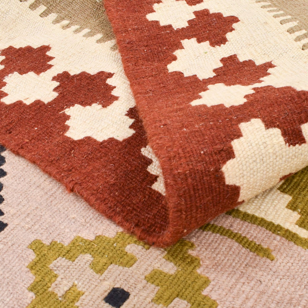 Kelim Carpet - orientalisk matta - 150 x 102 cm - flerfärgad