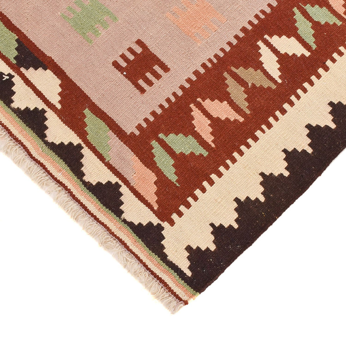 Kelim Carpet - orientalisk matta - 142 x 102 cm - flerfärgad