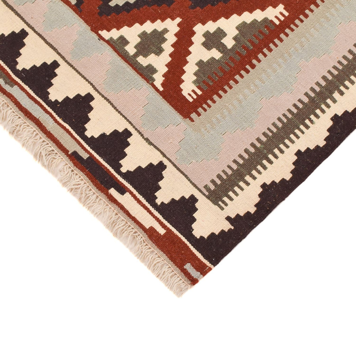 Kelim Carpet - orientalisk matta - 155 x 105 cm - flerfärgad