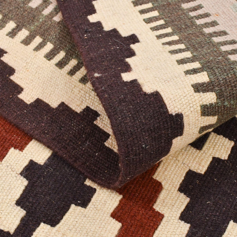 Kelim Carpet - orientalisk matta - 155 x 105 cm - flerfärgad