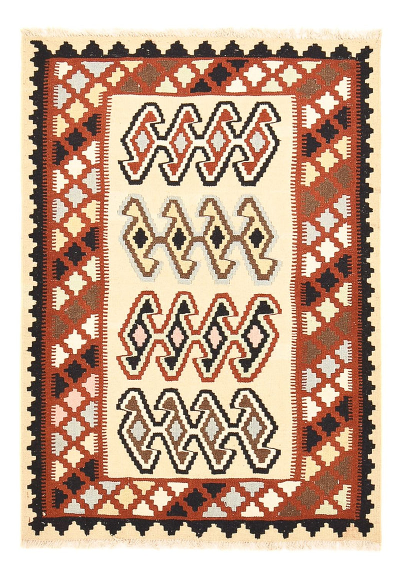 Kelim Carpet - orientalisk matta - 148 x 105 cm - flerfärgad