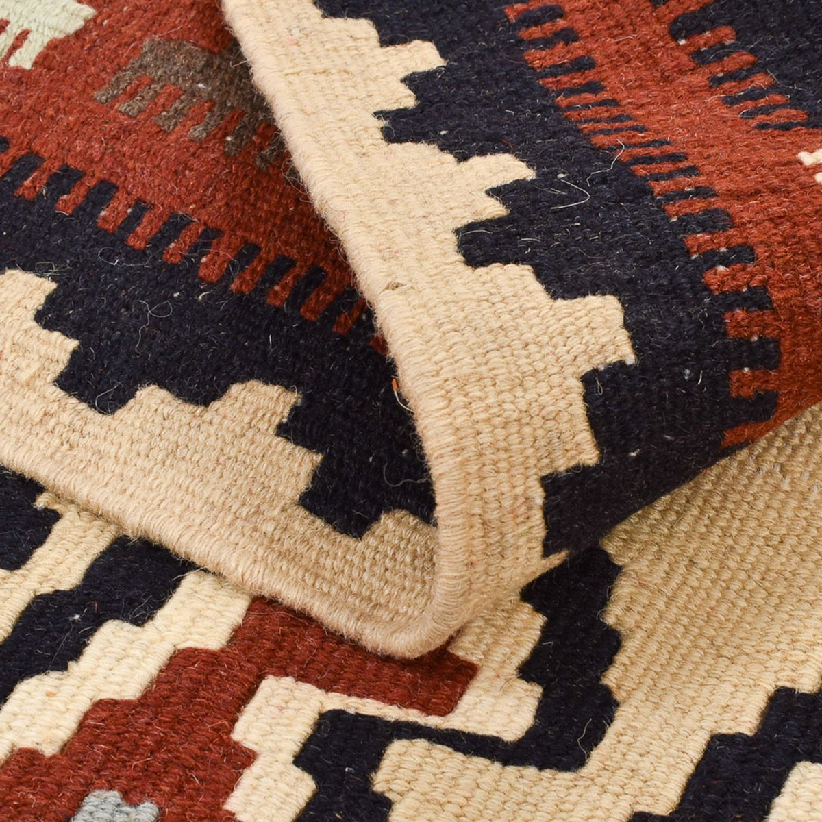 Kelim Carpet - orientalisk matta - 148 x 105 cm - flerfärgad