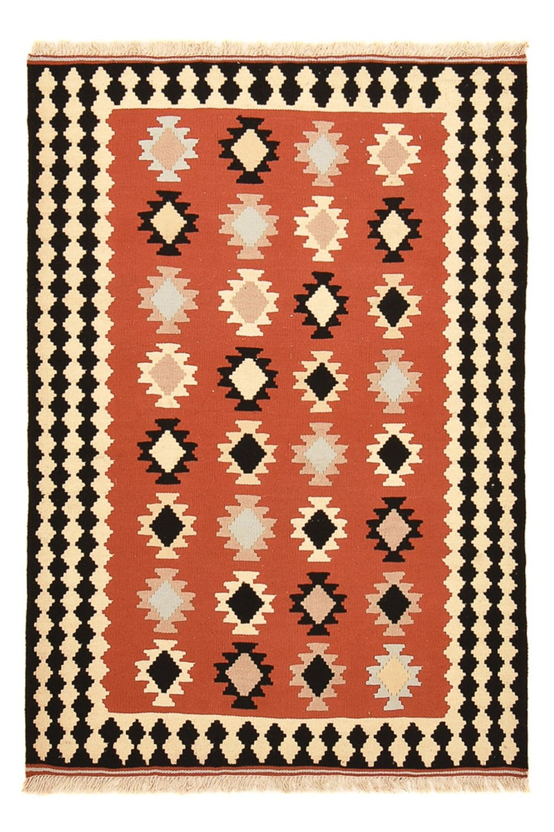 Kelim Carpet - orientalisk matta - 147 x 100 cm - flerfärgad