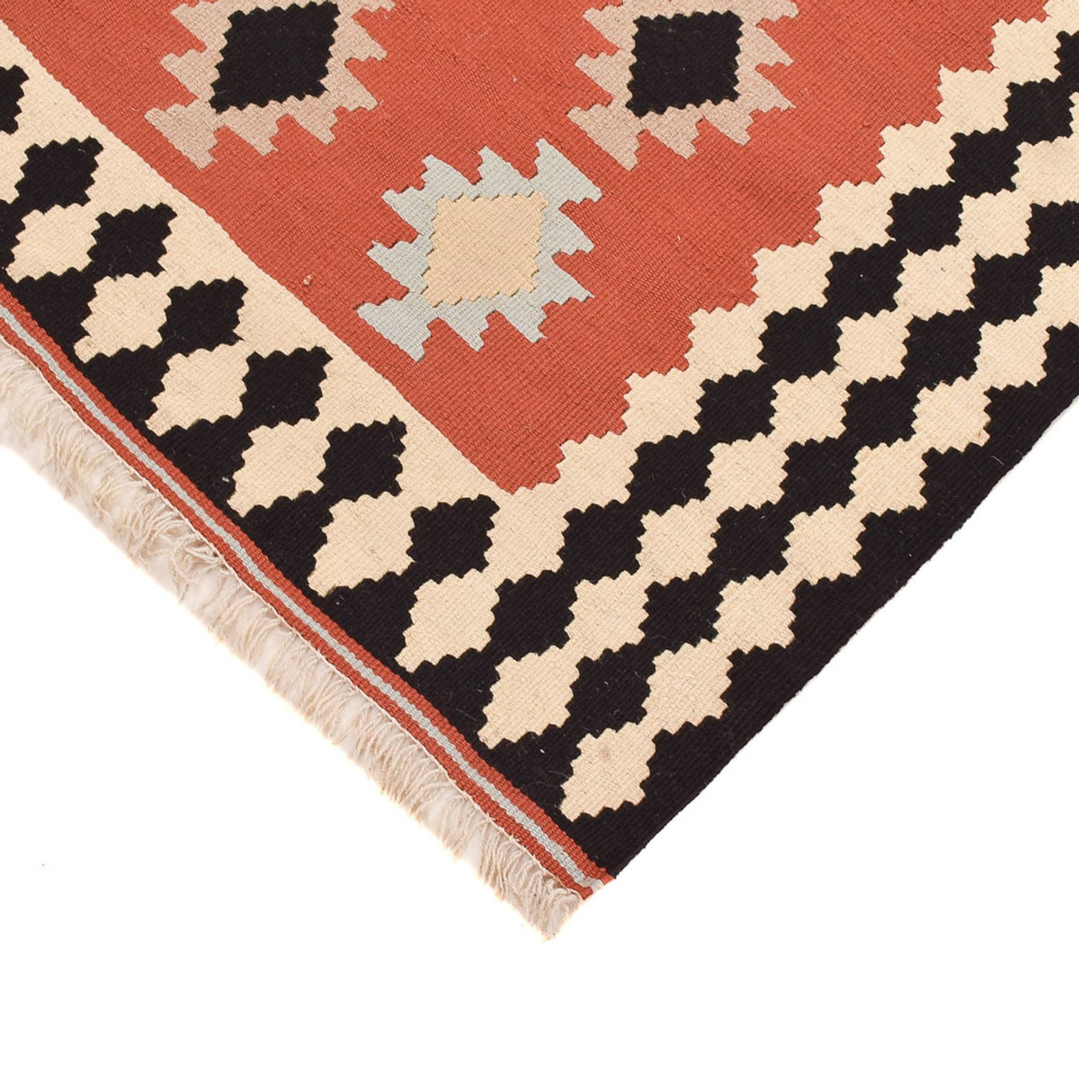 Kelim Carpet - orientalisk matta - 147 x 100 cm - flerfärgad