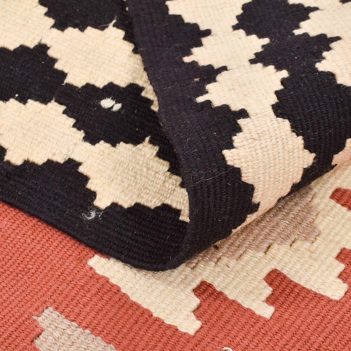 Kelim Carpet - orientalisk matta - 147 x 100 cm - flerfärgad