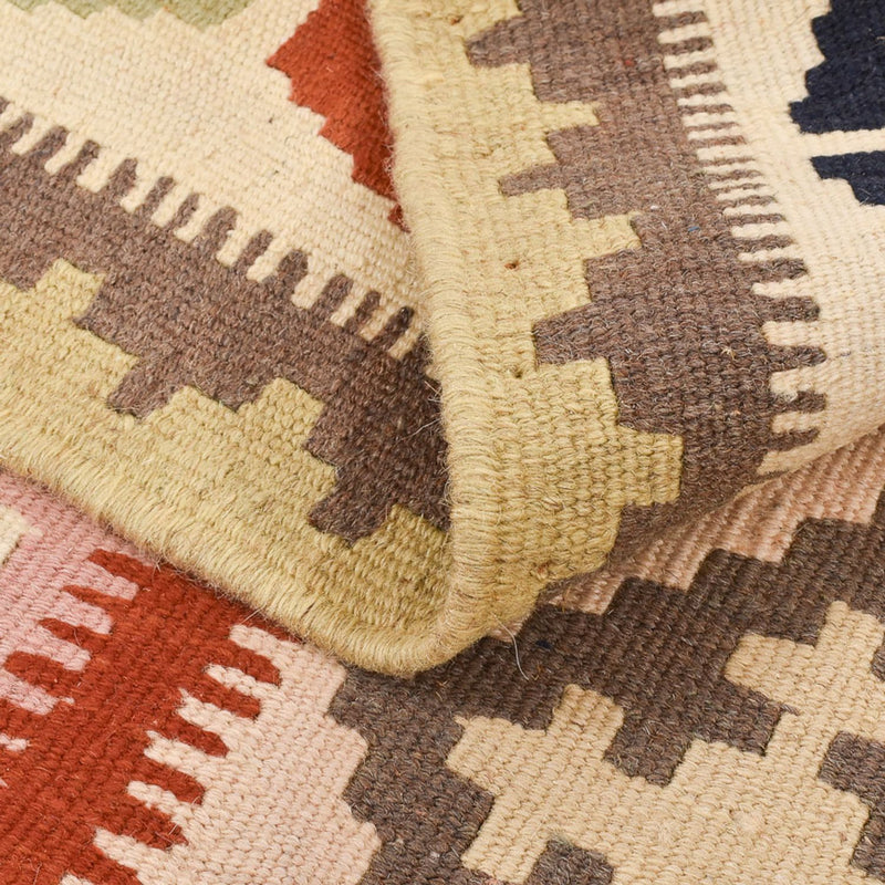 Kelim Carpet - orientalisk matta - 146 x 100 cm - flerfärgad