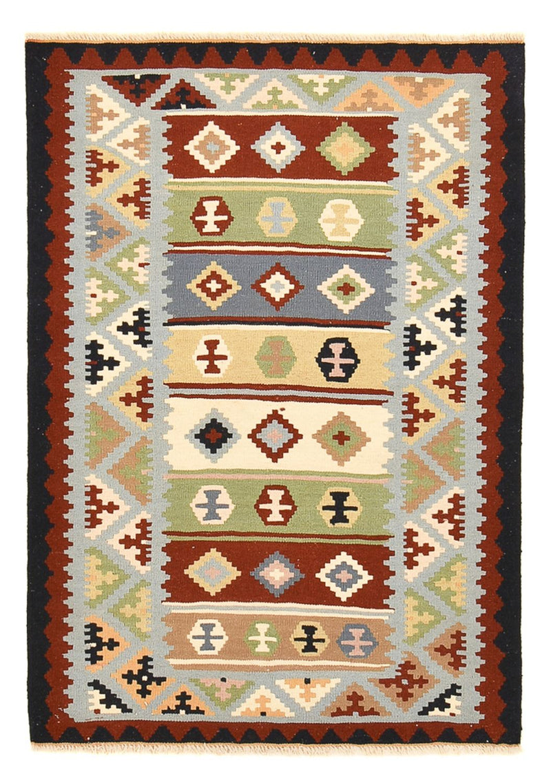 Kelim Carpet - orientalisk matta - 146 x 103 cm - flerfärgad