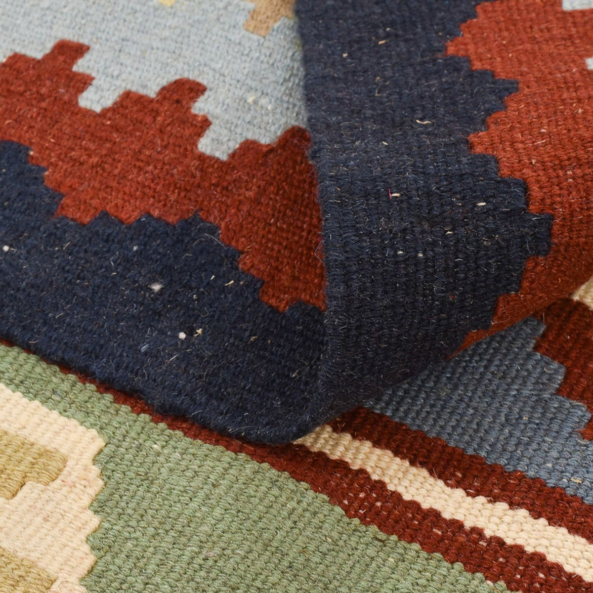 Kelim Carpet - orientalisk matta - 146 x 103 cm - flerfärgad