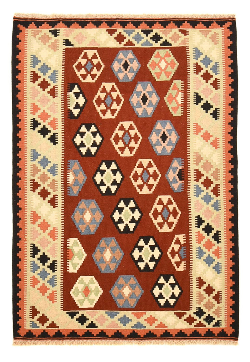 Kelim Carpet - orientalisk matta - 149 x 103 cm - flerfärgad