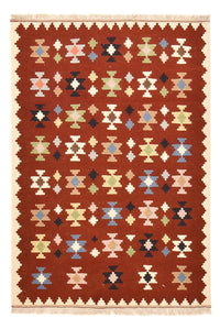 Kelim Carpet - orientalisk matta - 153 x 105 cm - flerfärgad