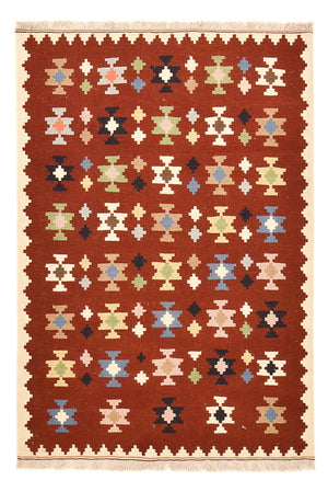 Kelim Carpet - orientalisk matta - 153 x 105 cm - flerfärgad