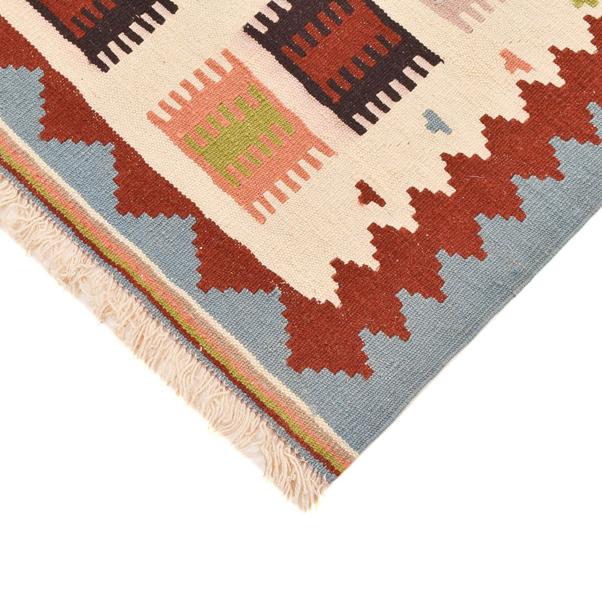 Kelim Carpet - orientalisk matta - 140 x 97 cm - flerfärgad