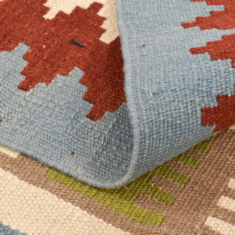 Kelim Carpet - orientalisk matta - 140 x 97 cm - flerfärgad