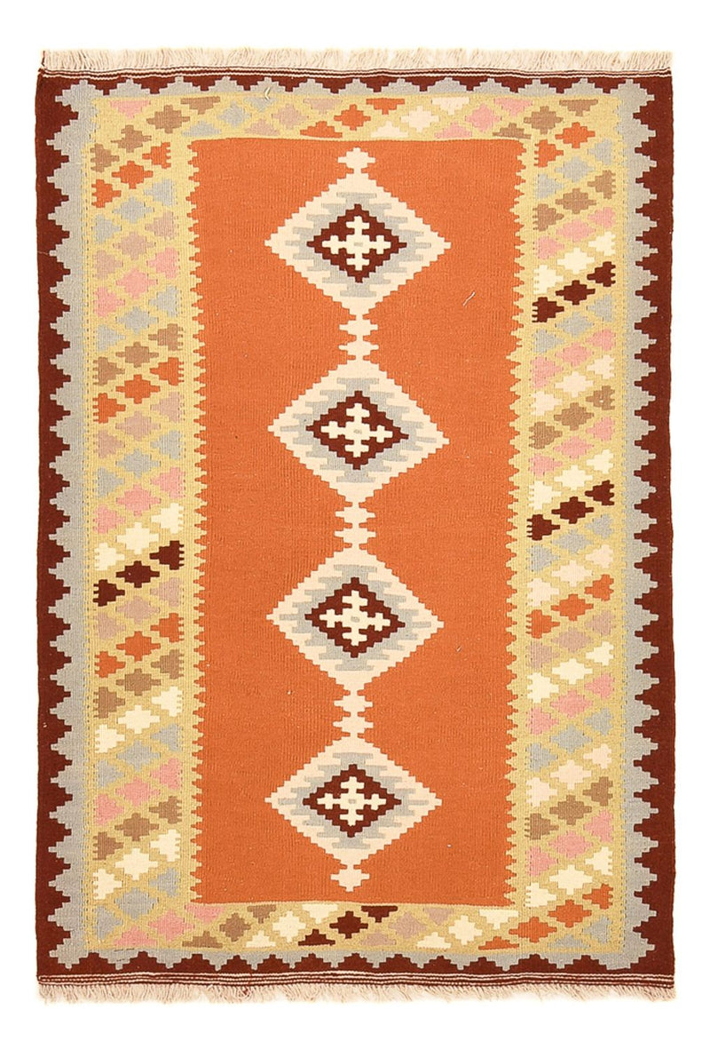 Kelim Carpet - orientalisk matta - 148 x 100 cm - flerfärgad