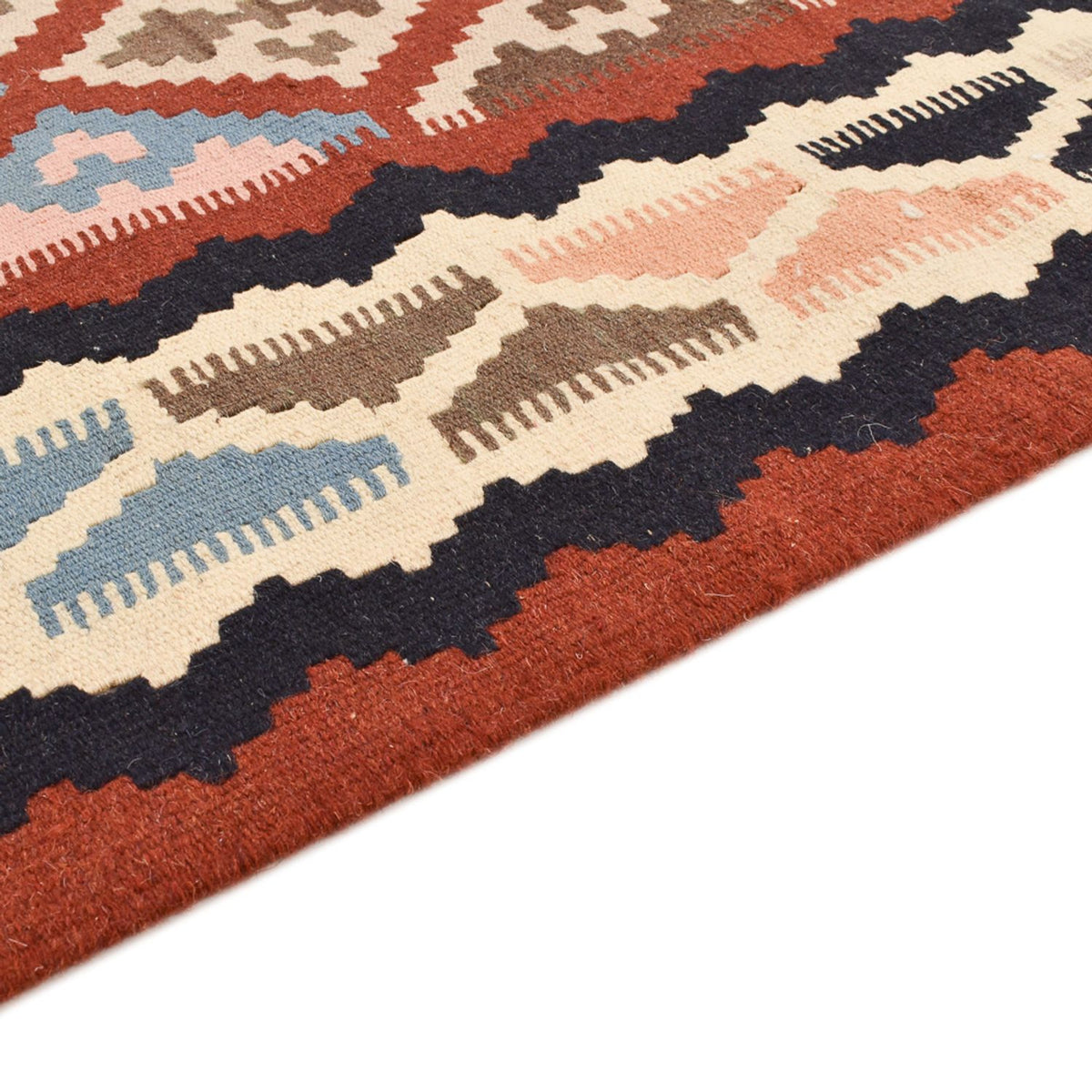 Kelim Carpet - orientalisk matta - 144 x 107 cm - flerfärgad