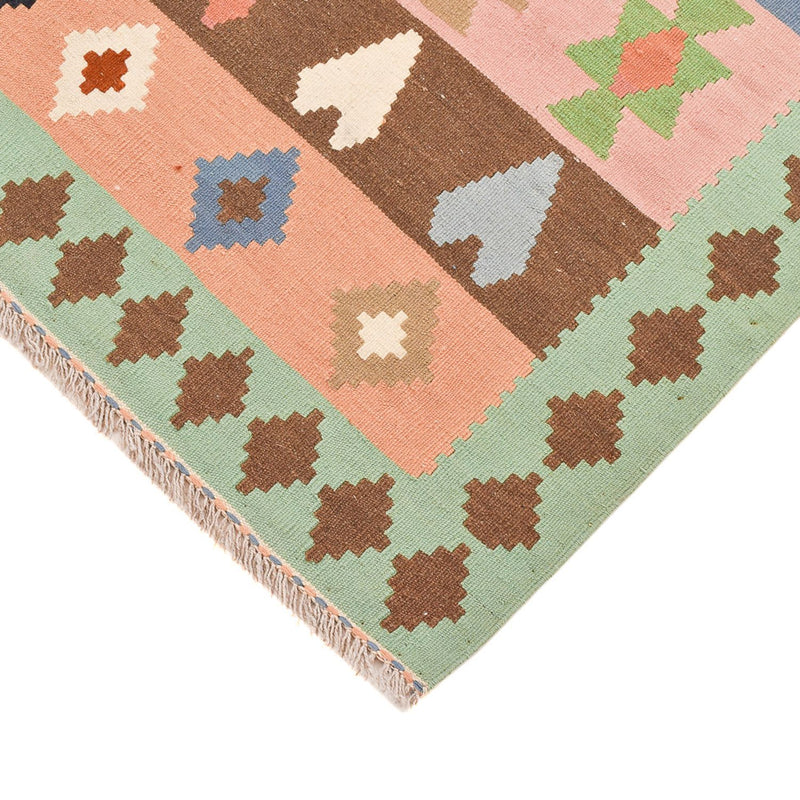 Kelim Carpet - orientalisk matta - 156 x 109 cm - flerfärgad