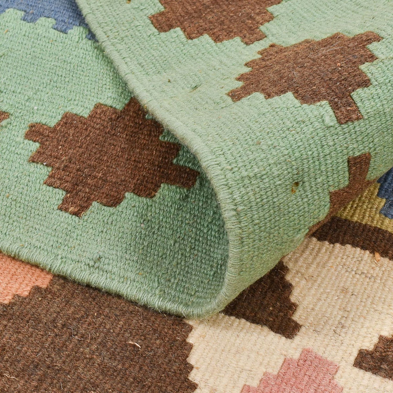 Kelim Carpet - orientalisk matta - 156 x 109 cm - flerfärgad