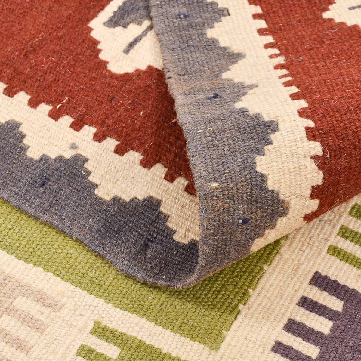 Kelim Carpet - orientalisk matta - 146 x 102 cm - flerfärgad