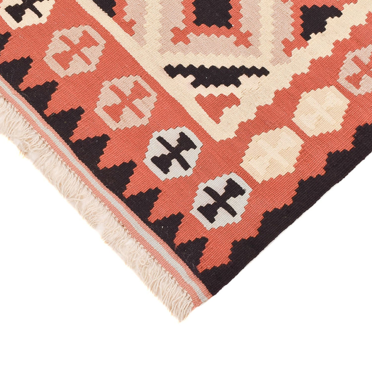 Kelim Carpet - orientalisk matta - 145 x 102 cm - flerfärgad