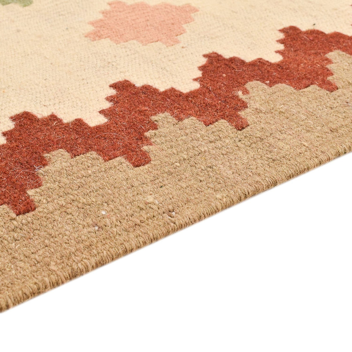 Kelim Carpet - orientalisk matta - 145 x 106 cm - flerfärgad